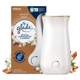 Diffuseur Sense & Spray Sensual Sandalwood & Jasmine GLADE 18ml