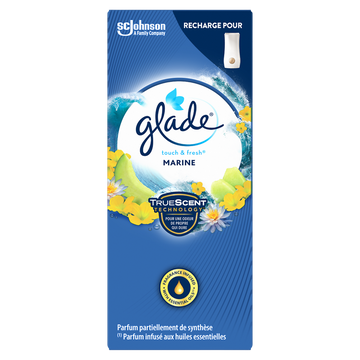 Recharge Touch&Fresh Marine aux huiles essentielles GLADE, 10ml