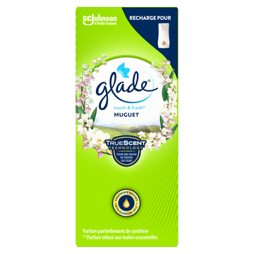Recharge Touch&Fresh Muguet aux huiles essentielles GLADE, 10ml