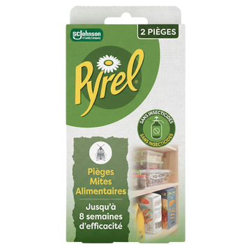Piéges mites alimentaires sans insecticdes PYREL x2