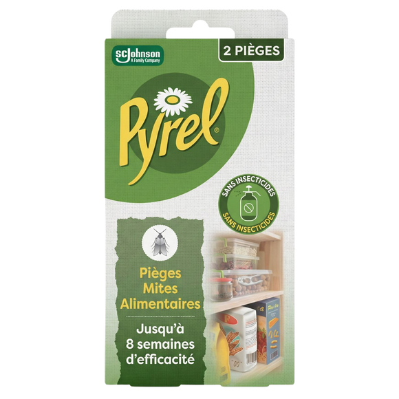 Piéges mites alimentaires sans insecticdes PYREL x2
