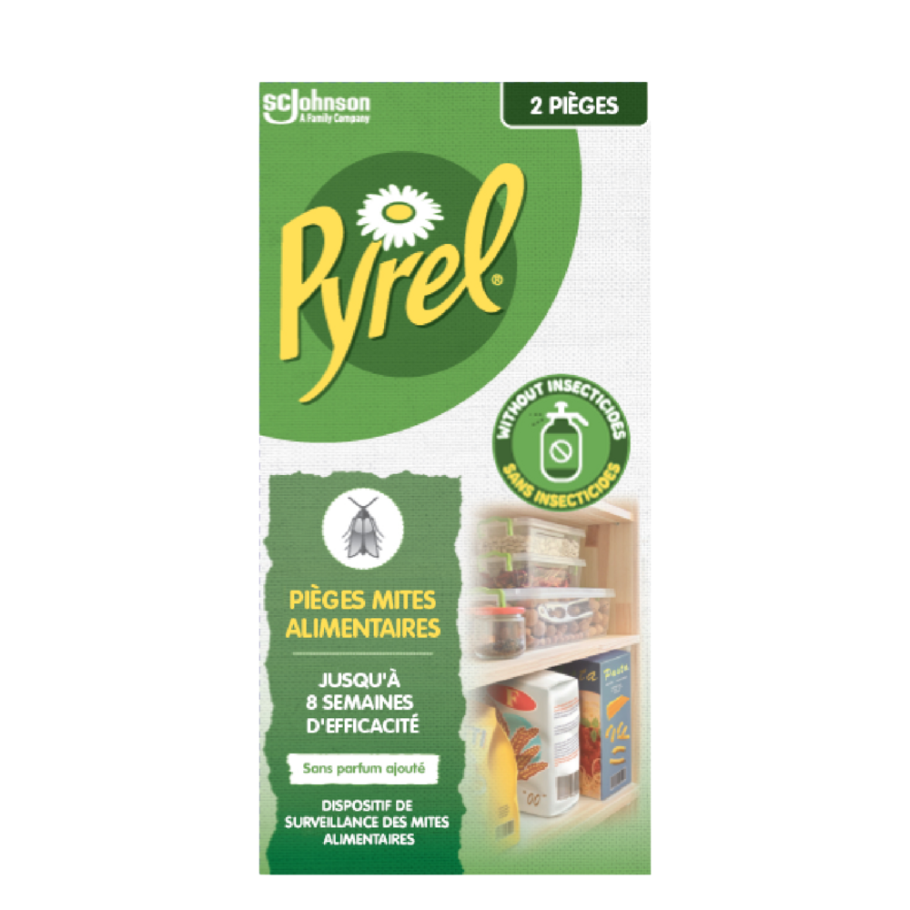 Piéges mites alimentaires sans insecticdes PYREL x2