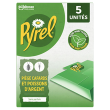 Piéges cafards et poissons d'argent sans insecticdes x5 PYREL