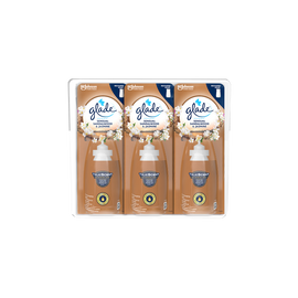 GLADE SENSE & SPRAY RECHARGE SANDALWOOD lot de 3 - aux huile