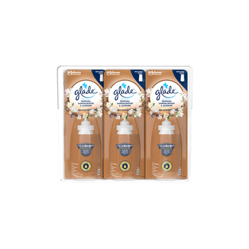 GLADE SENSE & SPRAY RECHARGE SANDALWOOD lot de 3 - aux huile