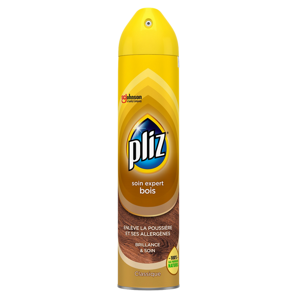 PLIZ® - Soin Expert Bois - Brillance & Soin - Aérosol - Clas
