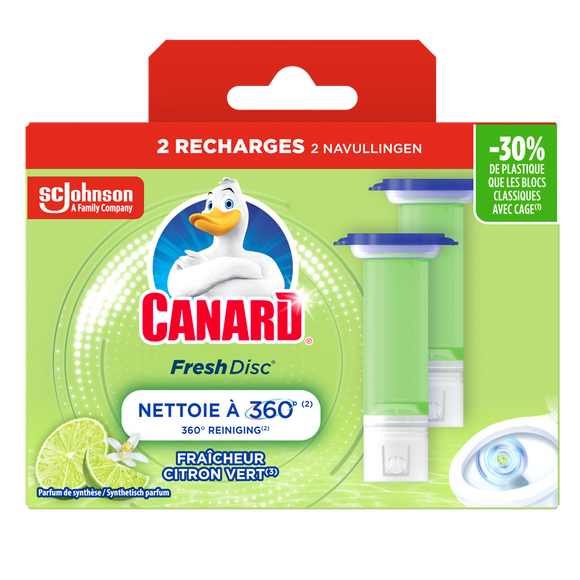Recharge Fresh Disc CANARD citron vert 2x6 disques