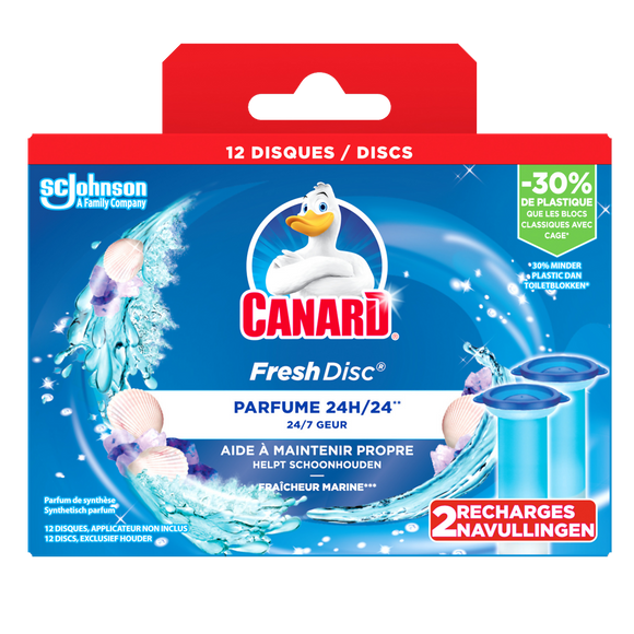 Recharge Fresh Disc CANARD fraîcheur marine 2x6 disques