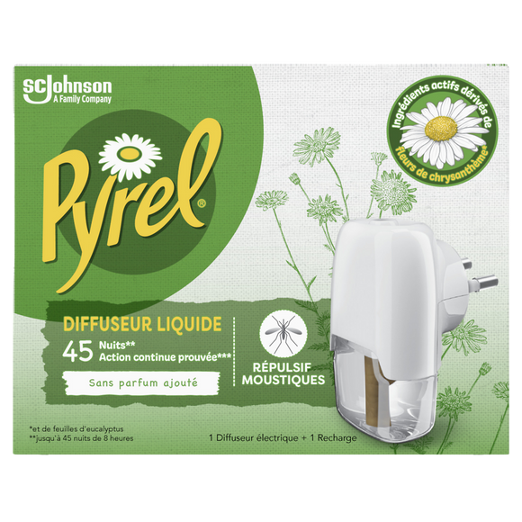 Diffuseur liquide éléctrique TP19 PYREL 45nuits