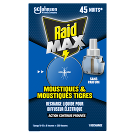 Recharge électrique RAID MAX 45NUITS TP18