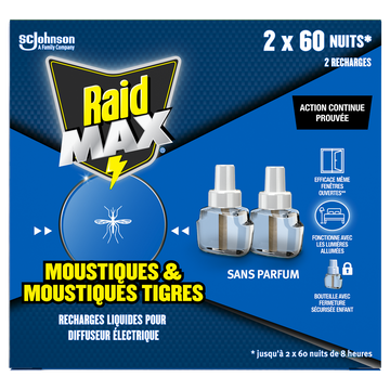 Recharge électrique liquide RAID MAX 120NUITS TP18