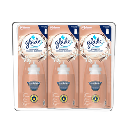 Spray recharge vanilla aux huiles essentielles GLADE x3