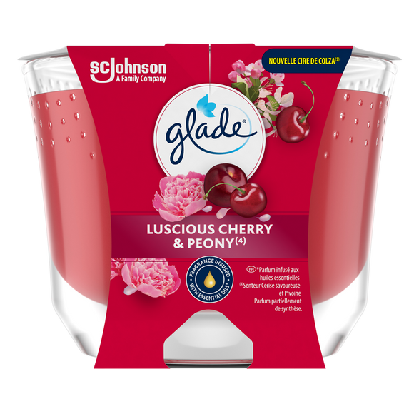 Glade Bougie Large PeonyCherry204g/4 FR