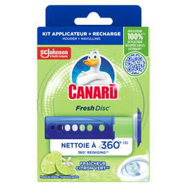 Fresh disc bloc nett.wc citron vert 1Applic.+1 Rech.CANARD