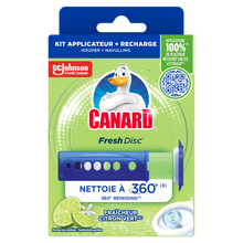 Fresh disc bloc nett.wc citron vert 1Applic.+1 Rech.CANARD