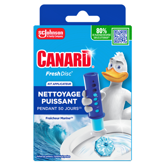 Kit fresh disc marine bloc nett.wc+1applicateur+1rech.CANARD