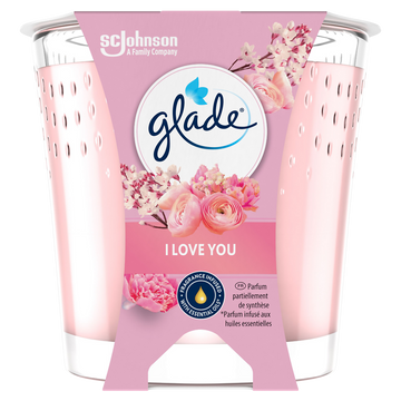 Bougie Parfum d'ambiance I love you GLADE -112g