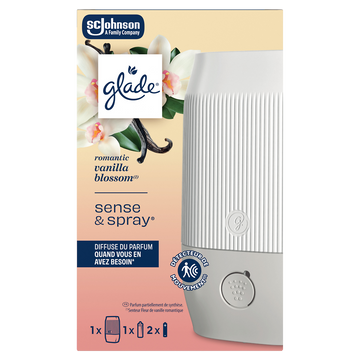 Spray diffuseur GLADE Sense romantic vanilla blossom
