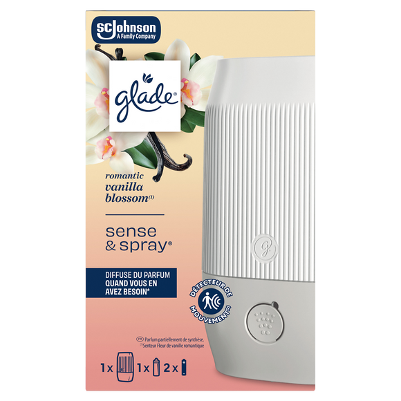 Spray diffuseur GLADE Sense romantic vanilla blossom