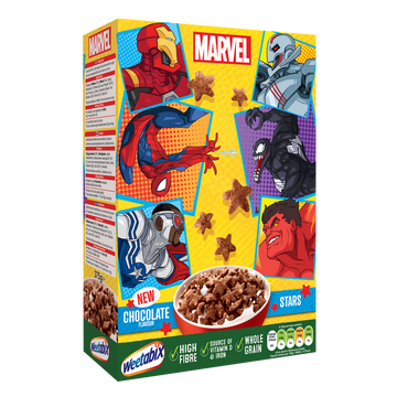 Céréales choco stars Marvel WEETABIX, 375g