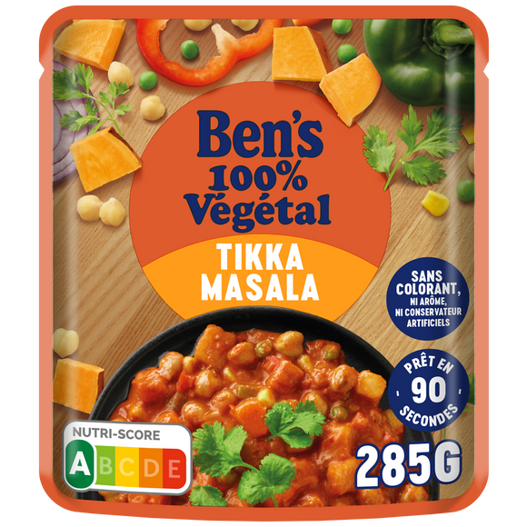 Plat cuisiné sauce micro-ondable Tikka Masala BEN'S ORIGINAL 285g