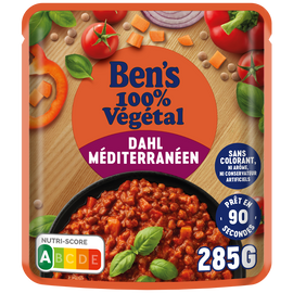 Plat cuisiné sauce micro-ondable Dahl Méditerranéen BEN'S ORIGINAL 285g