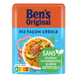 Riz micro-ondable façon Créole 2min BEN'S ORIGINAL 220g