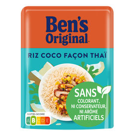 Riz micro-ondable à la Coco façon Thaï 2min BEN'S ORIGINAL 220g