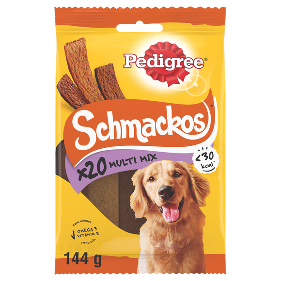 Friandises chien récompenses Schmackos Multi Mix PEDIGREE - 144g