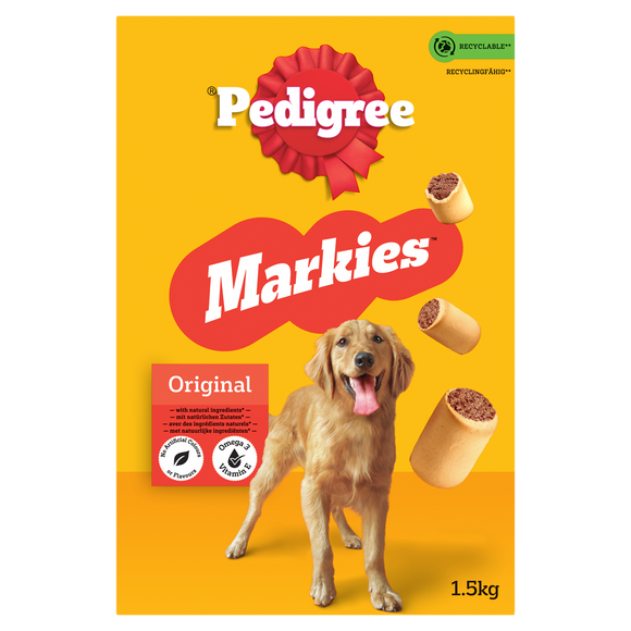 Biscuits chien Markies Original fourrés PEDIGREE - 1,5kg