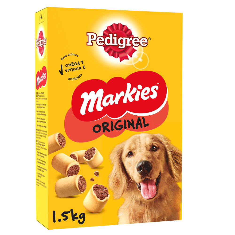 Biscuits chien Markies Original fourrés PEDIGREE - 1,5kg