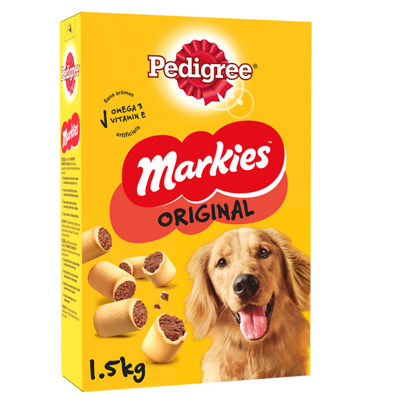 Biscuits chien Markies Original fourrés PEDIGREE - 1,5kg