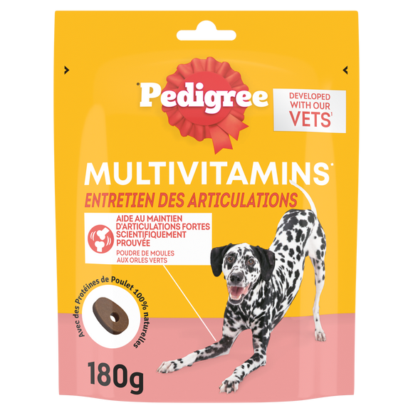 Aliment complémentaire chien Multivitamins Articulations PEDIGREE - 180g