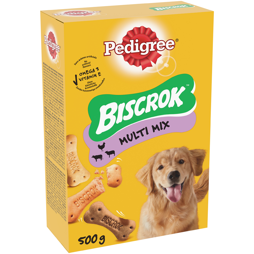 Biscuits chien Biscrok Multi Mix PEDIGREE - 500g