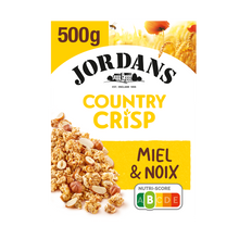 Céréales country crisp miel & noix JORDANS 500g