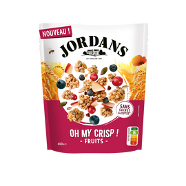 Céréales OH MY CRISP Fruits JORDANS - 400g