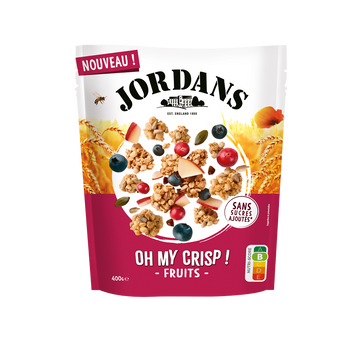Céréales OH MY CRISP Fruits JORDANS - 400g