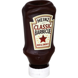 Sauce barbecue classic HEINZ, flacon souple de 220ml