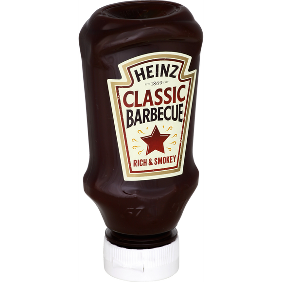 Sauce barbecue classic HEINZ, flacon souple de 220ml