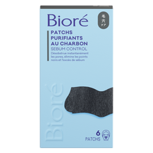 Patchs visage purifiants au charbon BIORE, x6