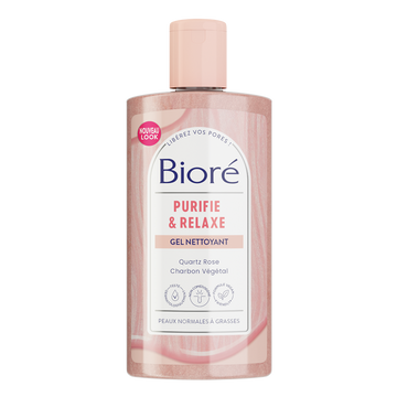 Gel nettoyant quartz rose BIORE, 200ml