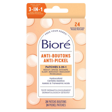 Patch 3 en 1 anti-boutons BIORÉ x24