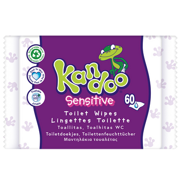 Lingettes toilette sensitive PAMPERS KANDOO recharge x60