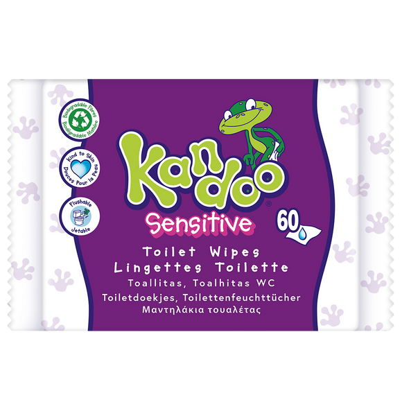 Lingettes toilette sensitive PAMPERS KANDOO recharge x60