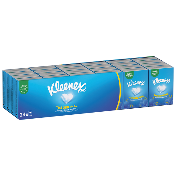 Mouchoirs en papier KLEENEX Original, 24 mini étuis