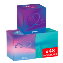 Mouchoirs collection cube KLEENEX, boîte de 48