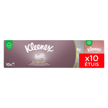Mouchoirs ultra soft KLEENEX étui x10