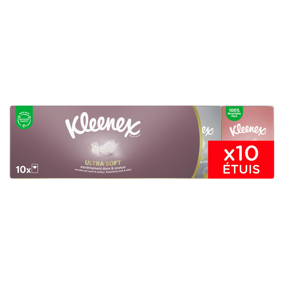 Mouchoirs ultra soft KLEENEX étui x10