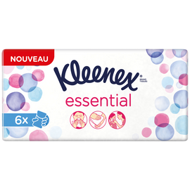 Mouchoirs essential KLEENEX, mini étuis x6