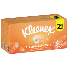 Mouchoirs allergy comfort Kleenex boîte 2x56